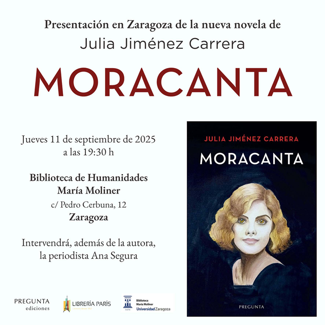 Julia Jiménez Carrera presenta 'Moracanta'